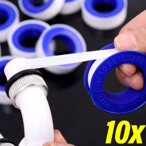 10 cái trắng Băng Teflon vòi PTFE chủ đề băng keo niêm phong ống nước thợ sửa ống nước phù hợp băng cho ống nước băng keo niêm phong