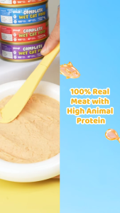 Petsup Complete Wet Cat Food in Can Complete and Balanced Nutrition Real Meat High Moisture with Essential Amino Acids Supports Hydration Health Vitamins Probiotics Easy to Digest Daily Main Meal For Cats & Kittens
