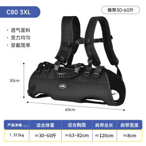 Wakytu Pet Chest Bag Cycling Backpack Large Dog Walking Harness Breathable Outdoor Bag for Dogs And Cats Waterproof Hiking Bag