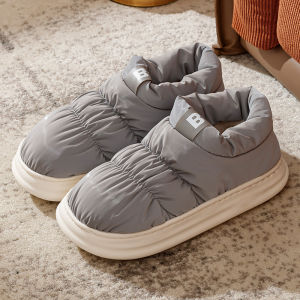 Dép Bông Lông Vũ Chống Thấm Nước Mùa Đông Cho Nữ Dép Bông Lông Vũ Đế Dày Chống Trượt Cho Nam Và Nữ Dùng Trong Nhà