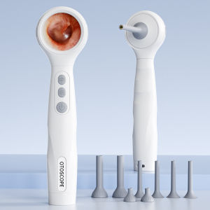 Visual Otoscope Camera 1.38 Screen Digital Ear Cleaner HD1080P Video Ear Endoscope 6LEDs Ear Wax Removal Tool for Adults Kids