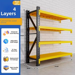 Detachable Assembly Metal Industrial-Grade Thickened L-Shaped Racking