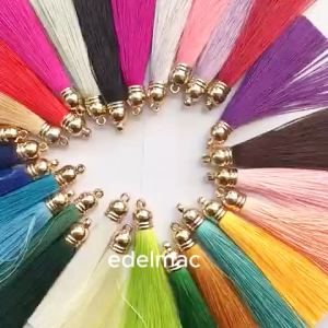 Tassel Aksesoris Rumbai Polyester untuk Tas Perhiasan Anting Gantungan Kunci Bag Ornament Keychain
