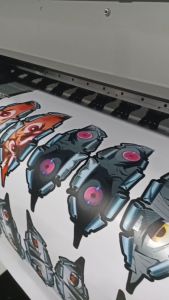 Stiker Motif Mata Demon Slayer Universal Bisa Di Terapkan Ke Media Apapun