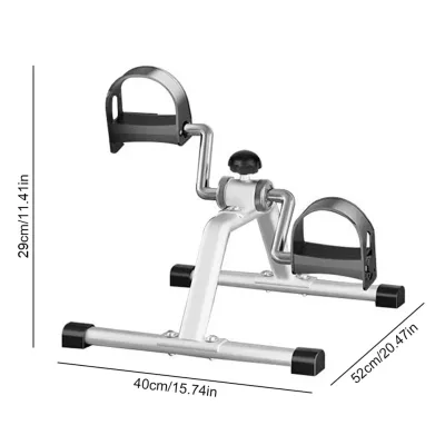 Máy Tập Chân Gấp Gọn Mini Có Thể Điều Chỉnh Lực Kháng Dùng Dưới Bàn Xe Đạp Tập Thể Dục Tĩnh Tại Tại Nhà Để Tập Luyện Thể Dục Chân.