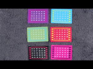 Alat Sulap Magic Numbers Card - Sulap Menebak Angka - KZ231