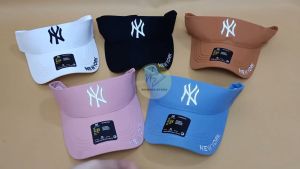 Topi Senam Wanita Korea Cap Zumba Pantai Visor NY Newyork Fashion Sport Anti UV SPAA NOMIDE