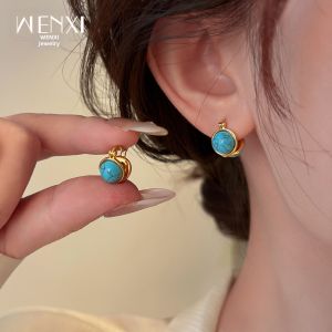 WENXI | Vintage Delicate Turquoise Style Ethnic Earrings
