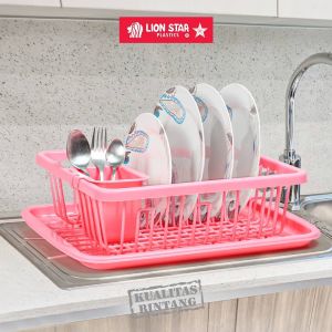 Flora Dish Rack A-10 LION STAR/ Rak Piring BOngkar Pasang/ Rak Peniris Gelas/ Rak Dapur Serbaguna/ Rak Penghemat Tempat/ Rak Alat makan Murah