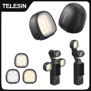 TELESIN | TELESIN Magnetic Mini Quick Release Fill Light Selfie Light For DJI OSMO Pocket 4 4p Mini Quick Release Portable Fill Light
