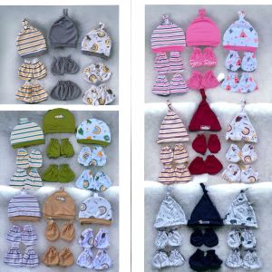 9 In 1 / 3 Set Sarung Tangan Dan Sarung Kaki Baby Newborn