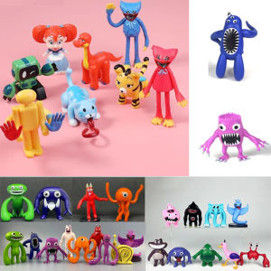 Bandai | 8-14pcs/set Multiple Products Garten of Banban Action Figure Toys PVC Game Nabnab Hunter Tim Silent Steve Doll Children Birthday