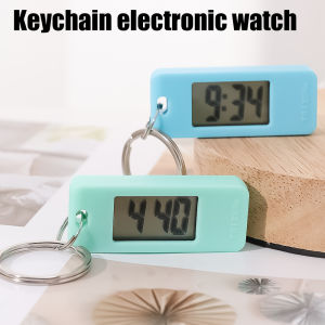 Portable Mini Electronic Clock Keychain Watch Digital Time Display Clocks Backpack Hanging Keyring Pocket Digital Clock