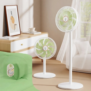 Diamond Brand New 2025 Standing Floor Fan with Voice Control DC Inverter High Efficiency Remote Control 8 Blade Low Noise