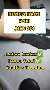 Kaos Kaki Pria Semata Kaki Tebal 3/4 Premium Octane Up