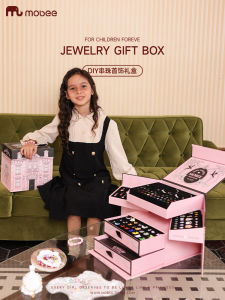 Mobeediy Handmade Beaded Jewelry Gift Box Bracelet Kids Toys for Girls Daughters Treasure Beautiful Star Castle