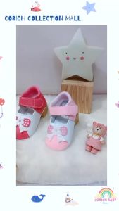 SEPAUTU BAYI - SEPAUTU BABY - SEPAUTU PREWALKER - A9 - SEPAUTU BALITA - SEPAUTU ANAK - ORIGINAL BRAND - CORICH BABY SHOES - BAYI USIA 0 - 11 BULAN - SEPAUTU SNEAKERS BAYI - BAYI BARU LAHIR - PEREMPUAN - BABY SHOES
