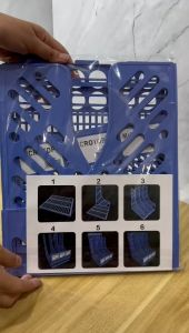 BOS Box File Plastik 3susun/Box Keranjang/Dokumen/Book Organizer/Rak - Hitam