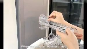 Portable Travel Clothes Hanger Gifts Suction Cup 6-hole Drying Rack Snap-on Storage Clothes Hanger Clothes Drying Rack