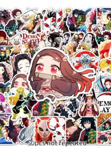 Garakawa Decorative Stickers 50 Pieces Yakuza No Muou Manga Graffiti Customizable Water Resistant Phone Case Luggage Notebook Sticker