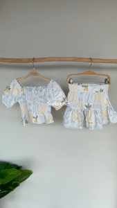 LEWIS EMMA - Sorbet Set (6 Bulan-12 Tahun) Setelan Pakaian Anak Perempuan / Baju Set Atasan Bawahan