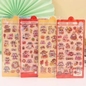 Năm Mới Rồng 3D Nổi Hình Con Rắn Trang Trí Điện Thoại Di Động Vui Nhộn DIY Dán Hình Chữ Fu Đầy Đủ Dễ Thương