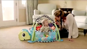 BabeGO 4-in-1 Baby Play Mat Baby Activity Gym & Playpen For Baby: Ball Pit & Tummy Time for Infants Musical Activity Gym