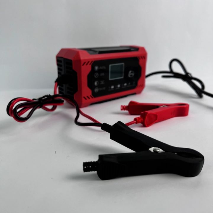 Cas aki mobil 12 dan 24 volt 6A charger APR JAPAN digital fast charging