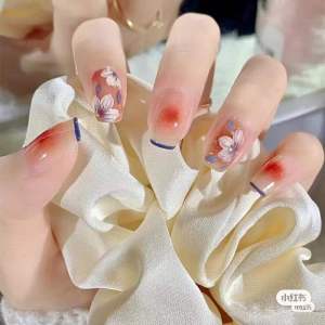 MONLEYTA | Wearable Manicure Nail Patches Summer New Style 2025 Mid-Length Ice Transparent Color French Style Short And Long Available