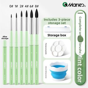 Marie’s | Oil & Acrylic Digital Painting Brushes Set 4/8