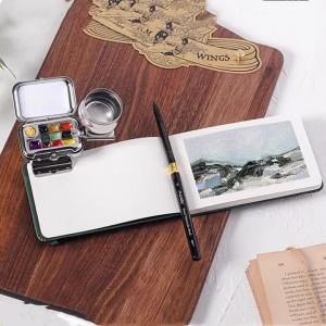 16Color New Portable Watercolor Paint Art Kit Set Students Outdoor Travel Watercolor Painting Palette Art Painting Supplies