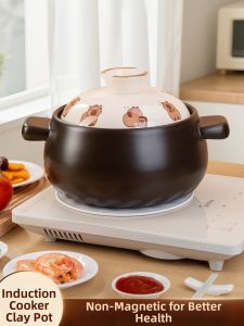 Versatile Ceramic Casserole For Stewing Soup