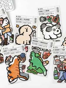 Adorable Cartoon Stickers Luggage Notebook Computer DIY Decor Large Waterproof Mobile Phone Case Stickers Infeel.me Brand