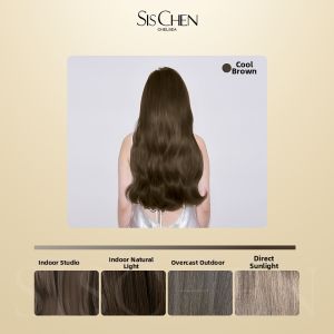 SISCHEN | Thinning Concealing Volume Hair Extension Large Waves Long Curly Lightweight Piece
