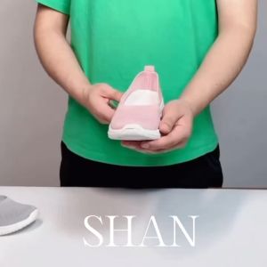 🚚จัดส่งจากไทย -รองเท้าสตรีวัยกลางคนรองเท้าส้นแบนถักรองเท้าส้นเตี้ยรองเท้านุ่มสบายสำหรับคุณแม่วัยกลางคนและผู้สูงอายุดูดความชื้นดับกลิ่นยืนสบายเป็นเวลานาน