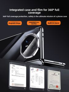 LUXUAN | Ultra Thin Transparent Protective Case with Full Lens Protection and Shock Absorption for Honor Magic V3 Foldable Phone