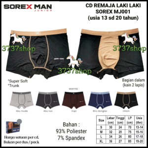SOREX MAN JUNIOR CD MJ001 - CELANA DALAM REMAJA LAKI LAKI