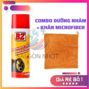 (TẶNG BÀN CHẢI SÊN 3D) COMBO 2 Chai RỬA SÊN BZ 600ml Vệ Sinh Sên Rửa Bố Thắng Dung Tích Lớn