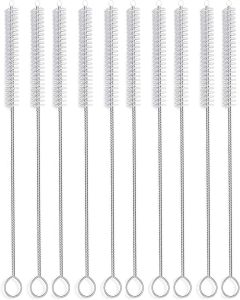 10 PCS Straw Brush Nylon Pipe Tube Cleaner 9-ihch X 12mm Set of 10