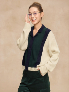 Champion | Vintage Patchwork Long Sleeve Knitwear Autumn Wear