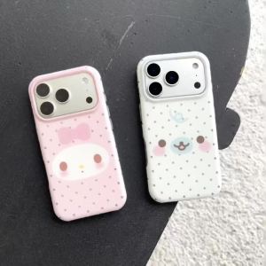 Sanrio | Ốp Điện Thoại iPhone 16/15/17 Pro Max In Hình Sao Sanrio My Melody Cinnamoroll Dễ Thương Chất Liệu Silicon Mềm Mại Chống Sốc - Phong Cách Nữ Tính Ngọt Ngào