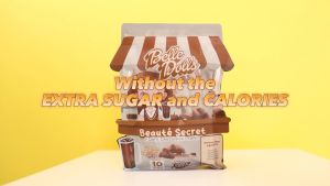 Belle Dolls Beaute Secret - Dark Chocolate Drink 10 Sachet per Pack Beverage