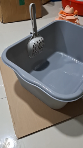 Khay vệ sinh cho mèo hộp đựng cát vệ sinh cho mèo có chiều sâu liên tục 50x40x21cm - Nhàn Pet Shop