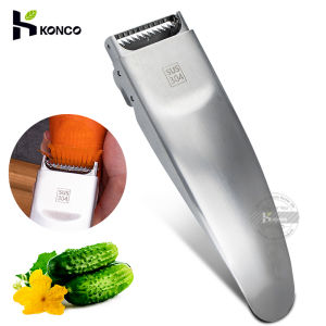 Konco 304 stainless steel peeler Fruits vegetable Peeler Kithen Slicer No-rust Slicer Potato Peeling Tool Cucumber Grater Carrot Slicer