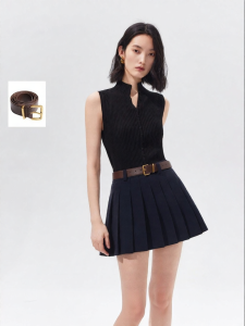 Vero Moda | Lyerocel Wool Blend Pleated Skirt