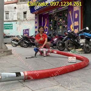 Máy hút hạt nông sản dùng điện cáp mềm 4 mét Kawasaki VMH4000 tại Hà Nội