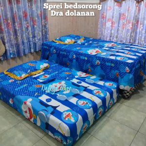 TERMURAH!!sprei sorong 140*200 karakter rumbai/sprei bedsorong140*200 karakter/sprei sorong 140*200 2in1 bungga//sprei sorong 2in1 140*200 kotak/sprei bedsorong 140*200 kotak
