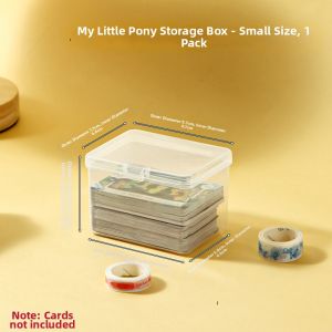 MRUN | Transparent Flip-Top Card Organizer Box
