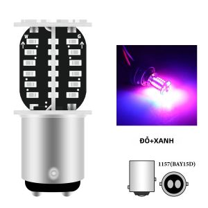 KEVANLY | 1PC 1157 BAY15D LED Xe Máy Phanh Nhấp Nháy Đèn Cảnh Báo 3014 64SMD Stoplight Đèn Hậu Xe Ngược Tín Hiệu Bóng Đèn 12V
