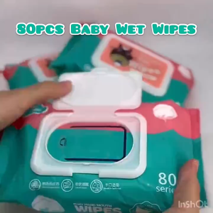 20 Packs Wipes for Baby Organic Baby Wipes 80pcs Per Pack Wet Wipes Hypoallergenic (Non-Alcohol)